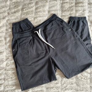 Vuori Laguna Lounge Pants Large, Charcoal Gray Blue VGUC
